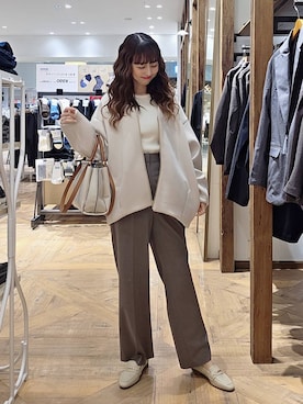 K・Nさん（レディース・161cm）の冬コーディネート