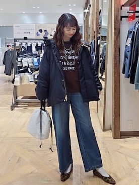 「アイテム（バッグ）」を使った、K・Nさん（レディース・161cm・40代）の冬コーディネート