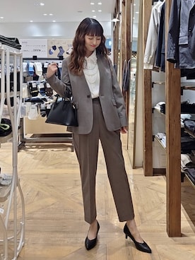 K・Nさん（レディース・161cm）の冬コーディネート