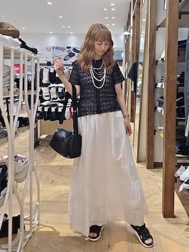K・Nさん（レディース・161cm）の夏コーディネート