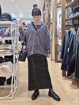 「アイテム（ローファー）」を使った、K・Nさん（レディース・161cm・40代）の秋コーディネート