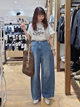 「アイテム（アクセサリー）」を使った、K・Nさん（レディース・161cm）の春コーディネート