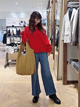 K・Nさん（レディース・161cm）の冬コーディネート