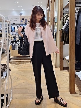 K・Nさん（レディース・161cm）の春コーディネート