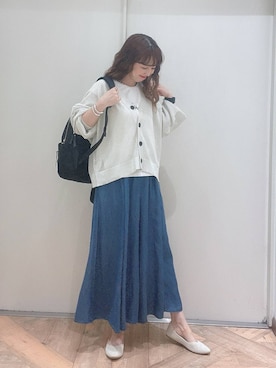 K・Nさん（レディース・161cm・40代）の春コーディネート