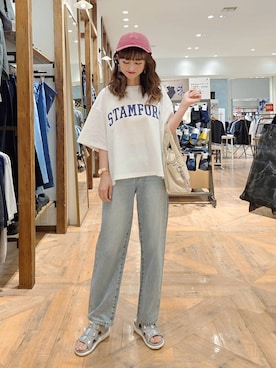 K・Nさん（レディース・161cm・40代）の夏コーディネート