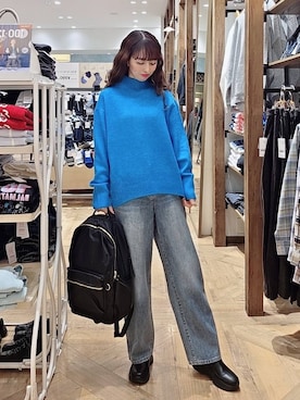 「アイテム（バックパック/リュック）」を使った、K・Nさん（レディース・161cm・30代）の冬コーディネート