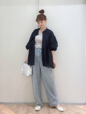 「アイテム（アクセサリー）」を使った、K・Nさん（レディース・161cm・30代）の春コーディネート
