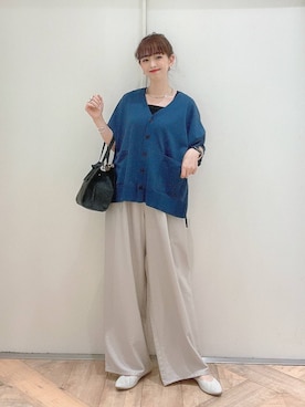 K・Nさん（レディース・161cm・40代）の春コーディネート