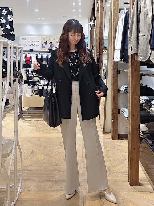 ウツクシルエットダブルジャケット/581025（テーラードジャケット