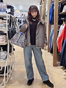 「アイテム（バッグ）」を使った、K・Nさん（レディース・161cm・30代）の冬コーディネート