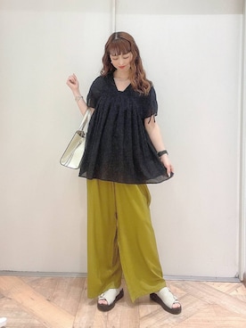 K・Nさん（レディース・161cm・40代）の春コーディネート