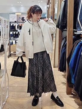 「GLOBAL WORK（グローバルワーク）のアイテム」を使った、K・Nさん（レディース・161cm）の秋コーディネート