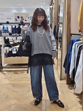 「GLOBAL WORK（グローバルワーク）のアイテム」を使った、K・Nさん（レディース・161cm）の春コーディネート