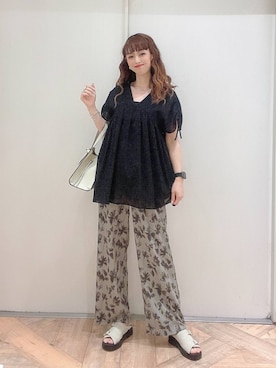 K・Nさん（レディース・161cm・40代）の春コーディネート