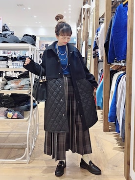 「アイテム（ジャケット/アウター）」を使った、K・Nさん（レディース・161cm・30代）の秋コーディネート