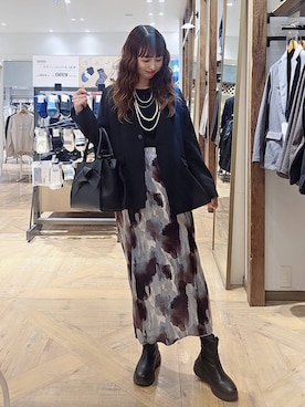 K・Nさん（レディース・161cm）の冬コーディネート