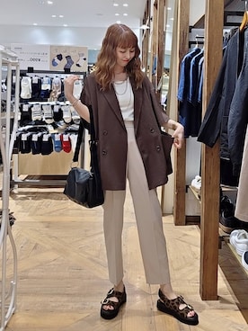 K・Nさん（レディース・161cm）の春コーディネート