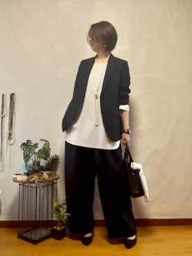 「入学式」｜ema.さん（レディース・166cm）の春コーディネート