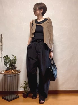 ema.さん（骨格ナチュラル・レディース・166cm・40代）の夏コーディネート