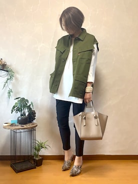 ema.さん（レディース・166cm）の春コーディネート