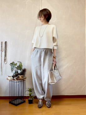 「Gready Brilliant（グレディブリリアン）のアイテム」を使った、ema.さん（レディース・166cm）の春コーディネート