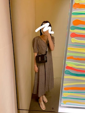 「155㎝コーデ」｜「アイテム（ワンピース）」を使った、sh.ttzさん（レディース・155cm）の春コーディネート