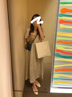 「GUコーデ」｜「アイテム（バレエシューズ）」を使った、sh.ttzさん（レディース・155cm）の春コーディネート