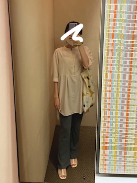 「155㎝コーデ」｜「アイテム（トートバッグ）」を使った、sh.ttzさん（レディース・155cm）の夏コーディネート