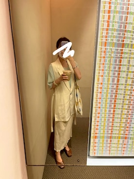 「155㎝コーデ」｜「アイテム（トートバッグ）」を使った、sh.ttzさん（レディース・155cm）の夏コーディネート