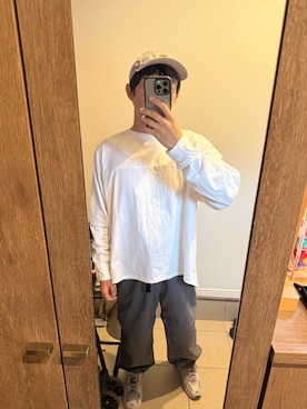 「アイテム（帽子）」を使った、furuさん（メンズ・170cm・30代）の秋コーディネート