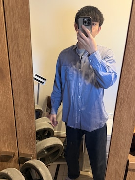 「COMOLI（コモリ）のアイテム」を使った、furuさん（メンズ・170cm）の冬コーディネート