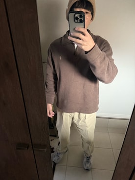 「アイテム（チノパンツ）」を使った、furuさん（メンズ・170cm・30代）の秋コーディネート