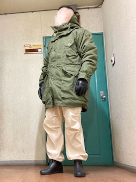「サイドゴアブーツ」｜maniac10さん（メンズ・173cm・40代）の冬コーディネート