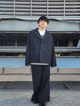 「アイテム（ブルゾン）」を使った、ケータさん（メンズ・169cm・20代）の冬コーディネート