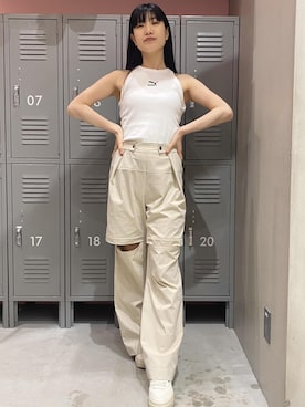 「厚底スニーカー」｜sana.nさん（レディース・162cm・30代）の春コーディネート