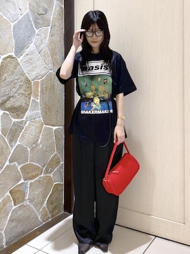 「ADAM ET ROPE'（アダムエロペ）のシアーパンプス（パンプス）」を使った、sana.nさん（レディース・162cm・30代）の夏コーディネート