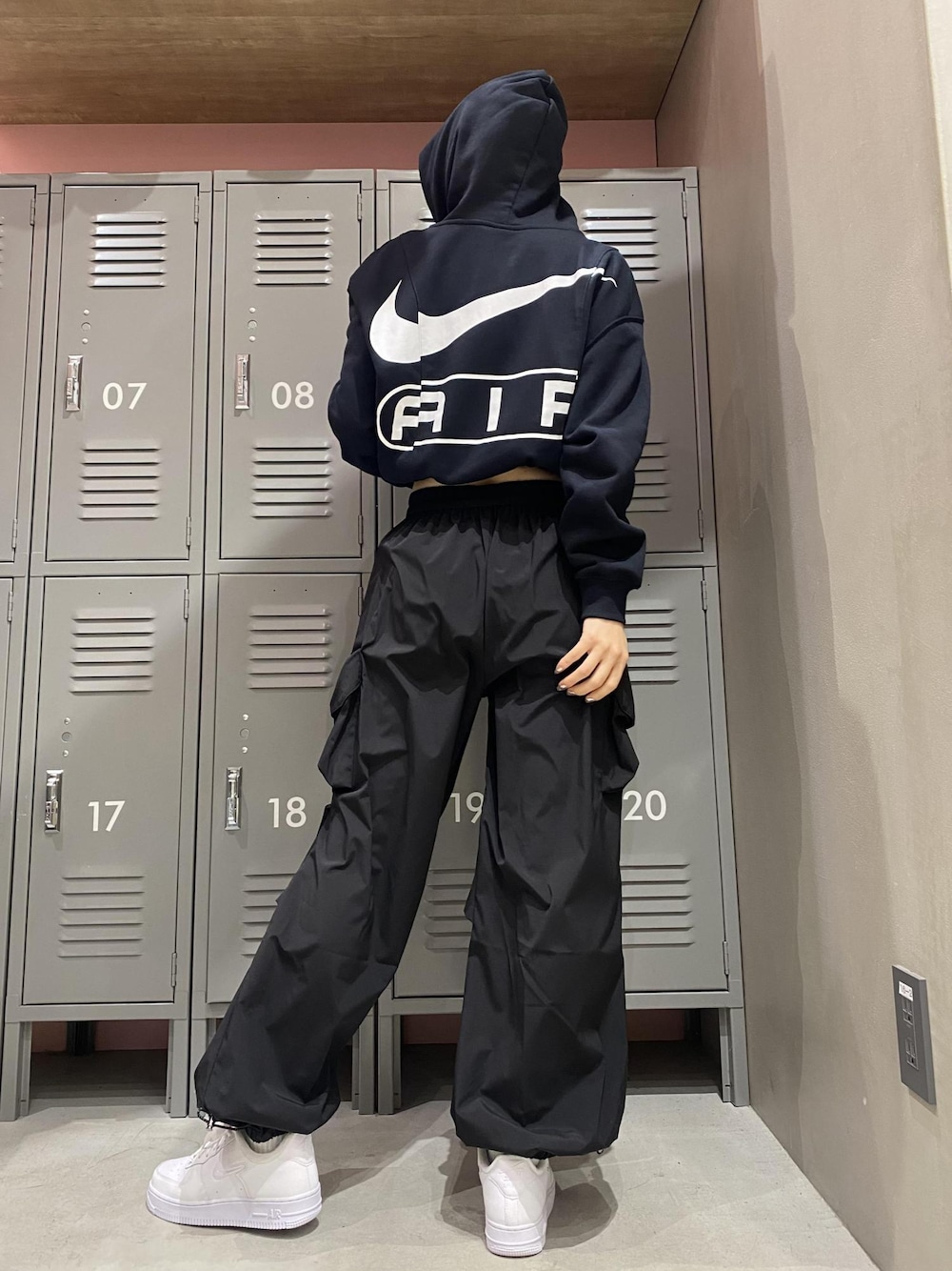 Tanppoppo NIKE リメイクデニムジャケット リメイクパーカー 個性的 NERGY(ナージー) / 【NIKE】ナイキスウェットパーカー NSW OS