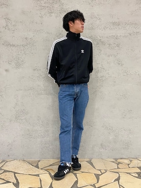 「アイテム（ジャージ）」を使った、ksさん（メンズ・175cm）の冬コーディネート