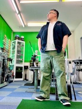 「schott（ショット）のアイテム（トップス）」を使った、101mmgさん（メンズ・175cm）の夏コーディネート
