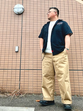 「アイテム（チャーム）」を使った、101mmgさん（メンズ・175cm）の夏コーディネート
