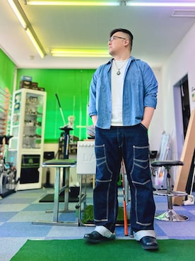 「AVIREX（アヴィレックス）のアイテム」を使った、101mmgさん（メンズ・175cm）の秋コーディネート