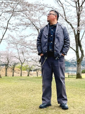 「Danner（ダナー）のアイテム」を使った、101mmgさん（メンズ・175cm）の春コーディネート