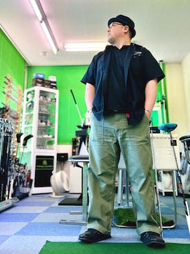 「schott（ショット）のアイテム（トップス）」を使った、101mmgさん（メンズ・175cm）の夏コーディネート