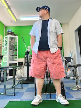 「NEW BALANCE（ニューバランス）のアイテム」を使った、101mmgさん（メンズ・175cm）の夏コーディネート