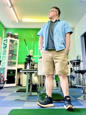 「Schott(ショット)のアイテム」を使った、101mmgさん(メンズ・175cm)の夏コーディネート