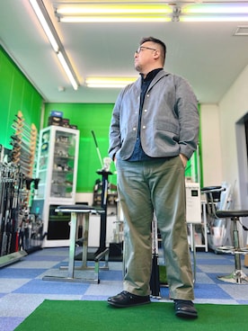 「schott（ショット）のアイテム」を使った、101mmgさん（メンズ・175cm）の冬コーディネート