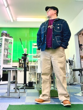 「RED WING（レッドウィング）のアイテム」を使った、101mmgさん（メンズ・175cm）の春コーディネート