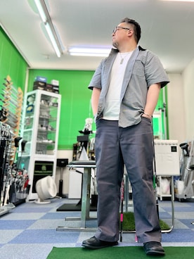 「AVIREX（アヴィレックス）のアイテム」を使った、101mmgさん（メンズ・175cm）の夏コーディネート