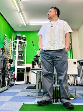 「Levi's（リーバイス）のアイテム（トップス）」を使った、101mmgさん（メンズ・175cm）の夏コーディネート